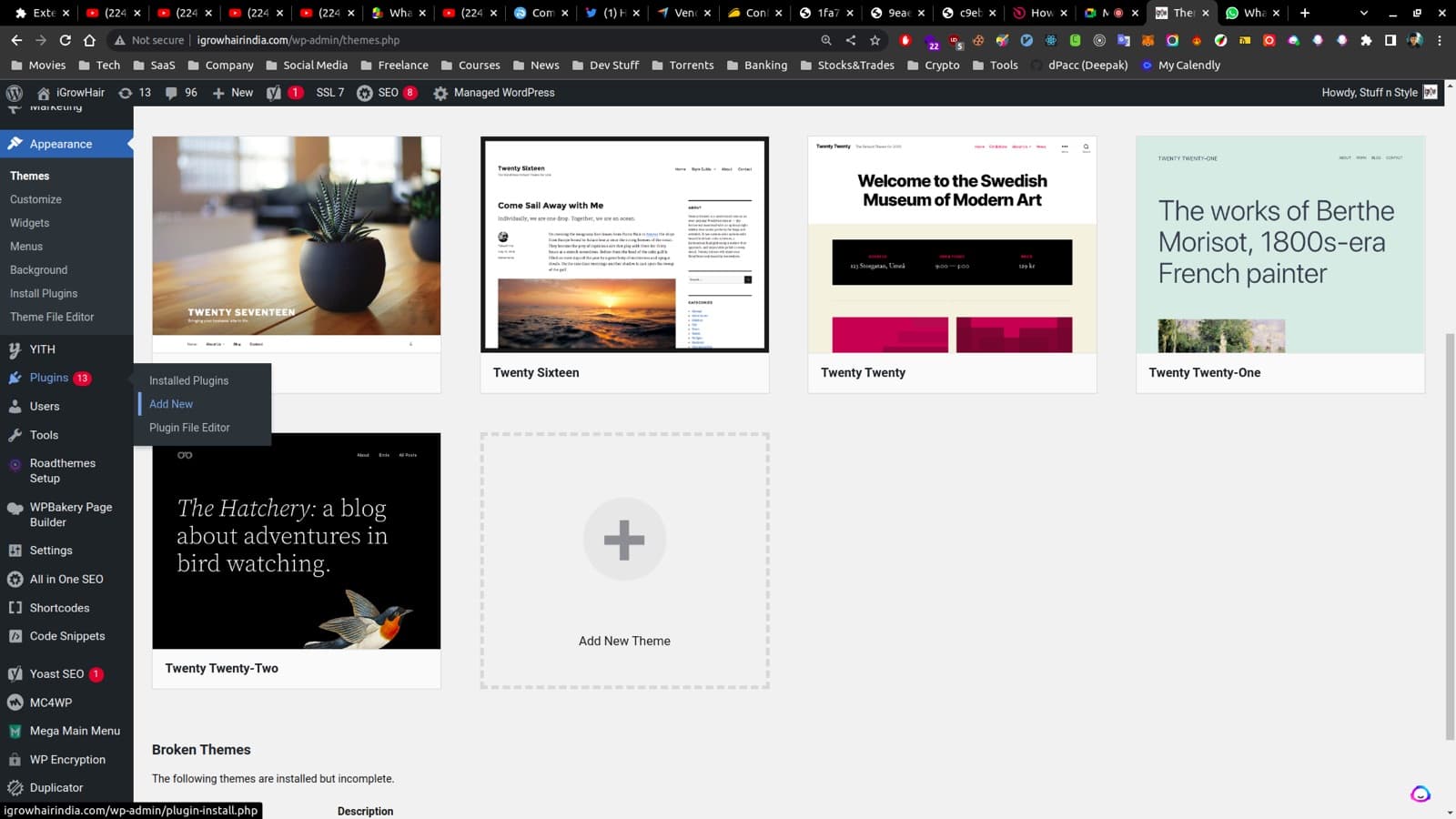 Step 6a: Go to your WordPress admin dashboard and navigate to Plugins > Add New
