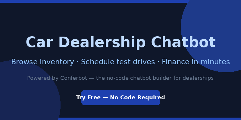 Car Dealership Chatbot - Automotive template preview